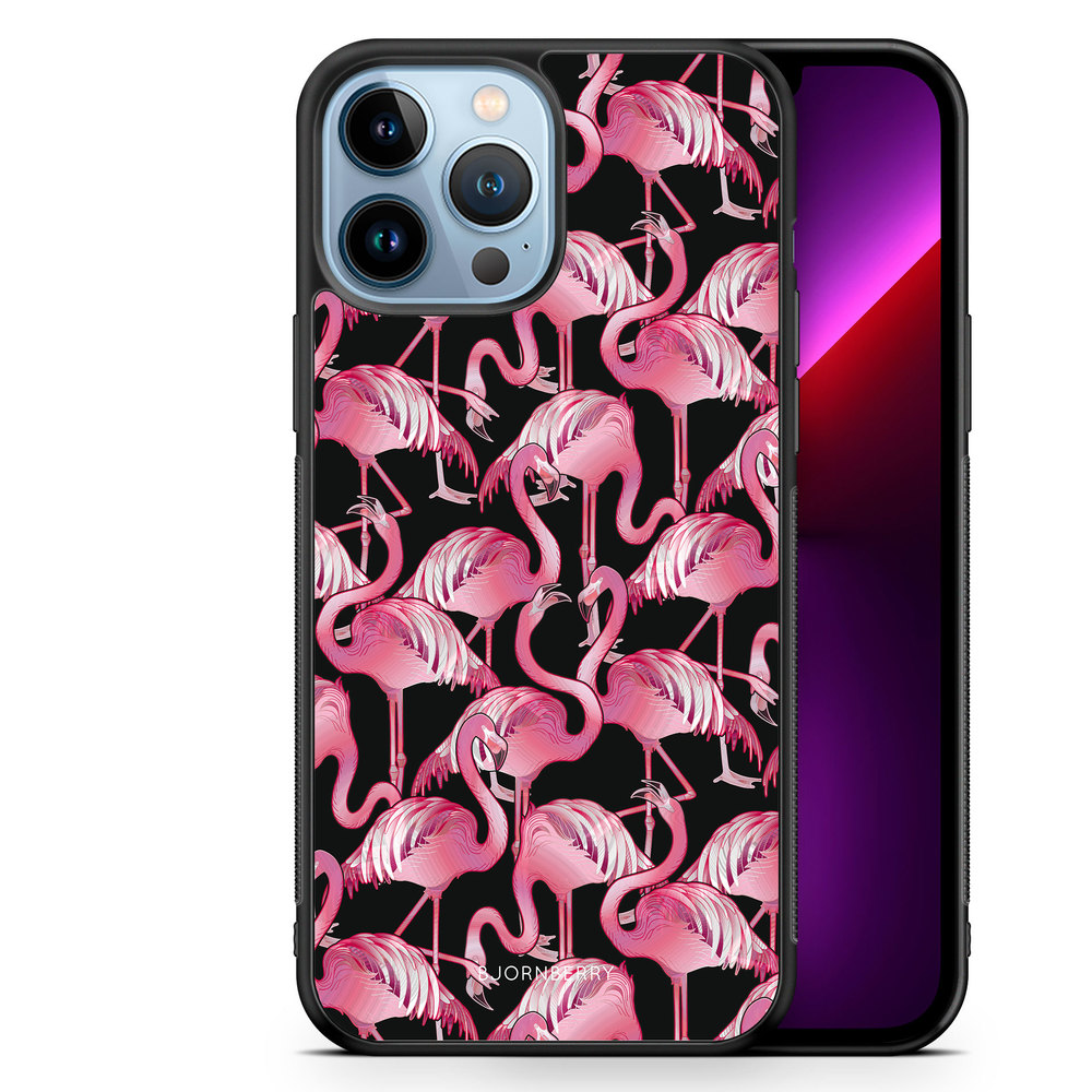 iPhone 13 Pro Max Case - Flamingos