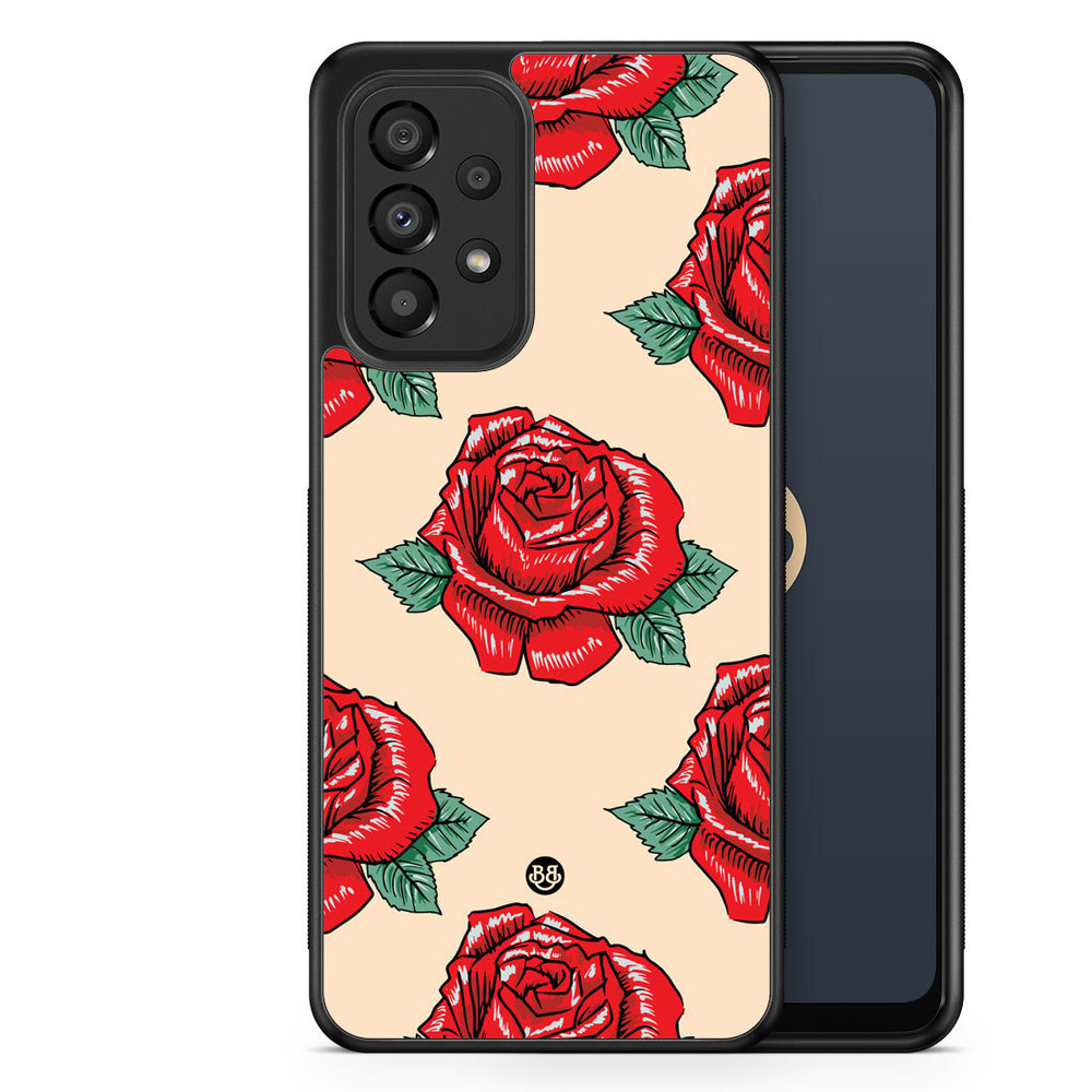 Samsung Galaxy A33 5G Case - Rose Pattern