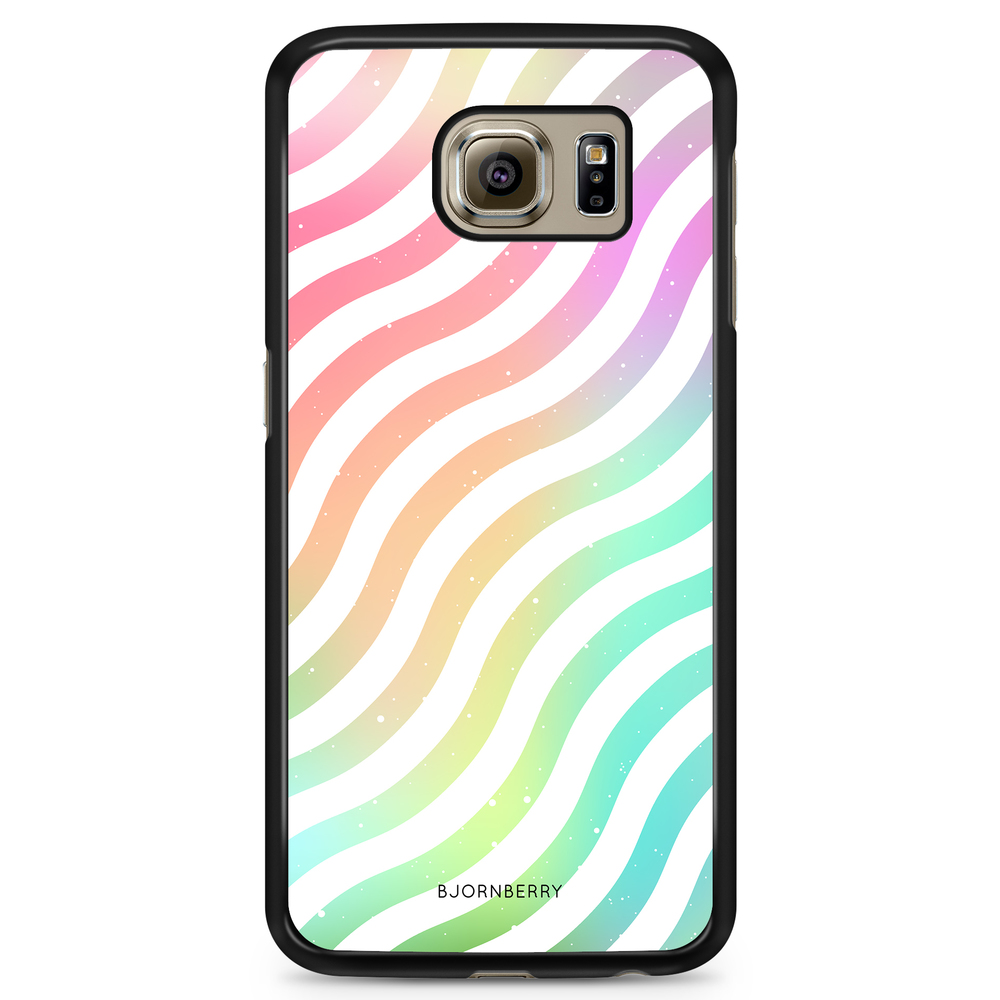Samsung Galaxy S6 Case - Wavy Rainbow