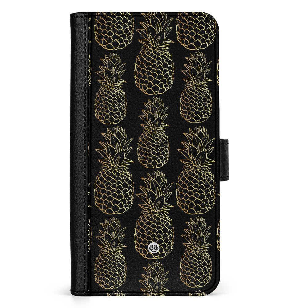 Xiaomi 13 Pro Wallet Case - Gold Pineapples