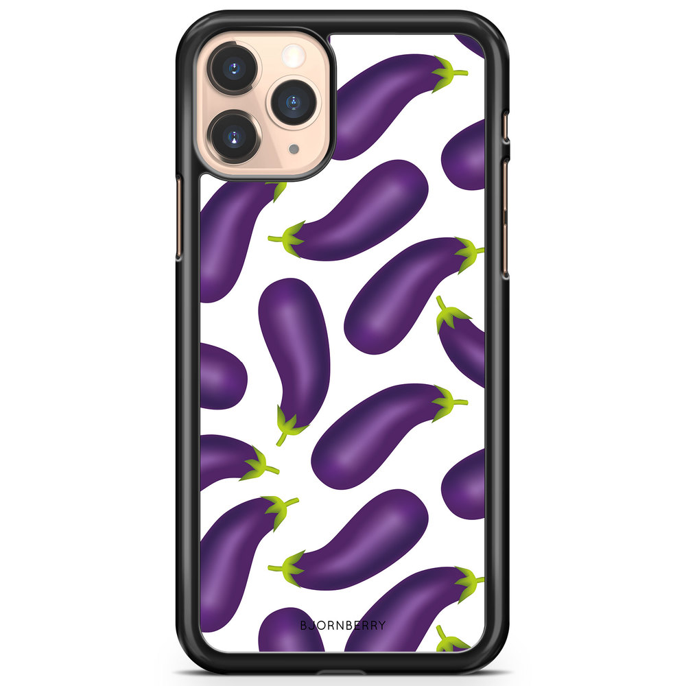 iPhone 11 Pro Max Case - Eggplant Pattern