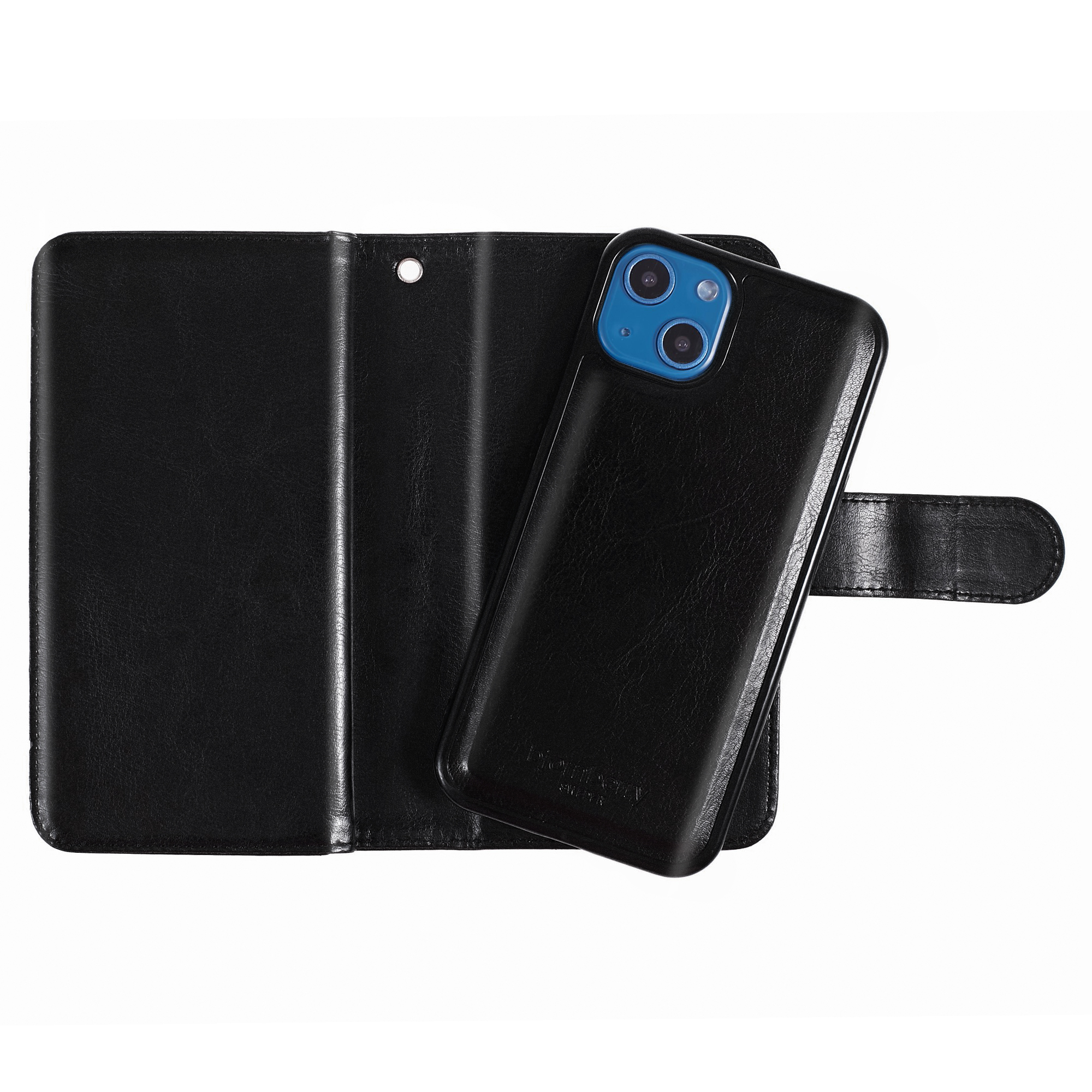 iPhone 14 Plus Magnet Wallet Case 9 CARD SLOTS - Svart - 6