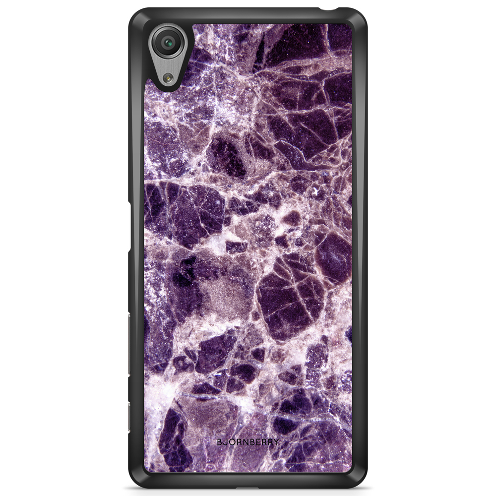 Sony Xperia XA Case - Purple Marble