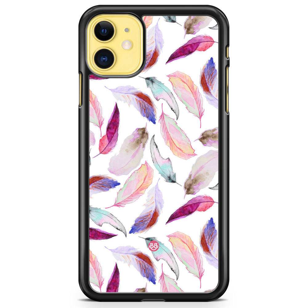 iPhone 11 Case - Watercolor Feathers