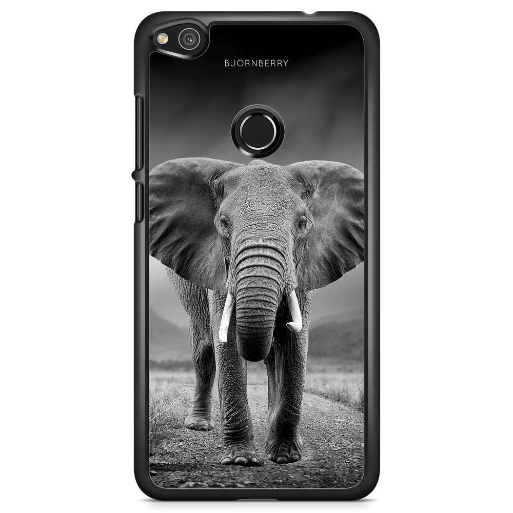Huawei Honor 8 Lite Case - Black/White Elephant