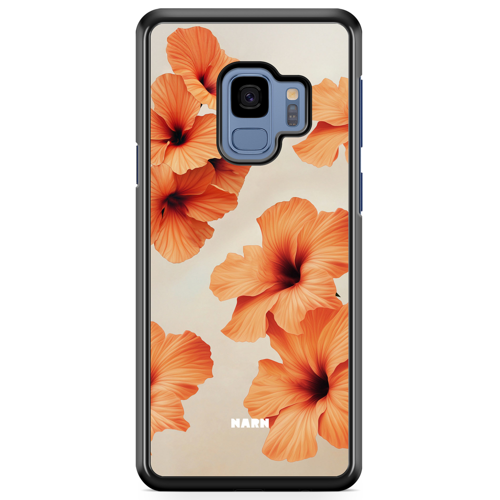 Samsung Galaxy S9 Case - Hibiscus Era - Papaya