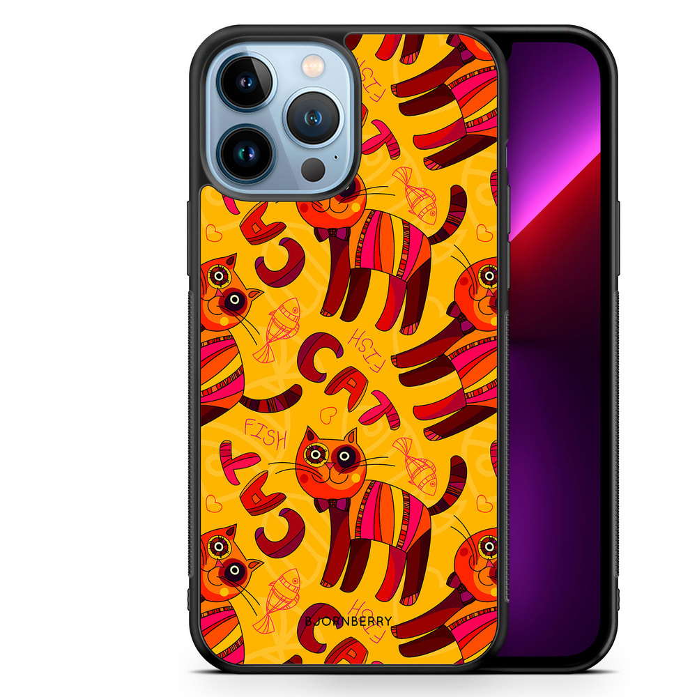 iPhone 13 Pro Max Case - Cat & Fish