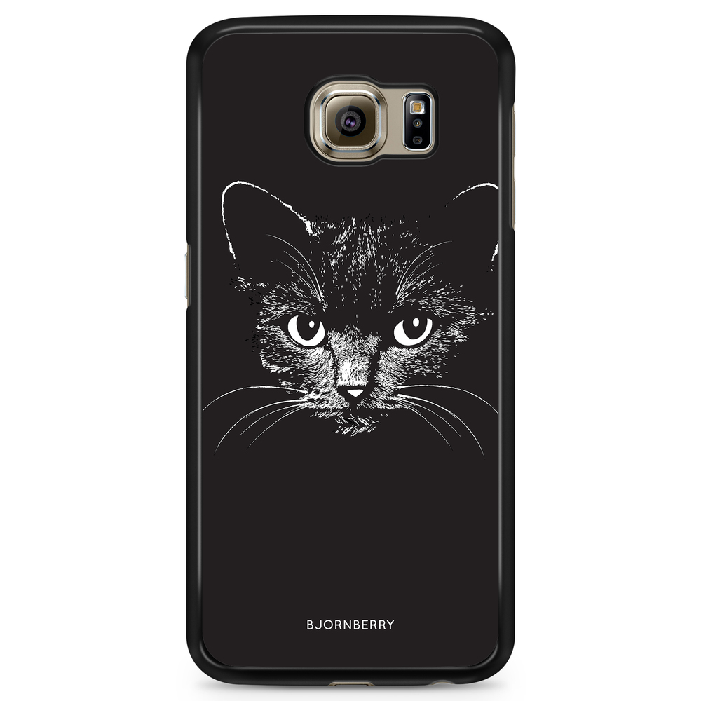 Samsung Galaxy S6 Edge+ Case - Black/White Cat