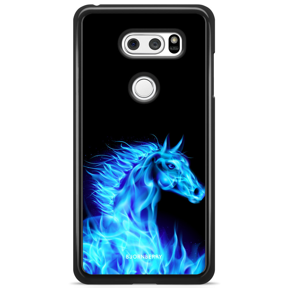 LG V30 Case - Flames Horse