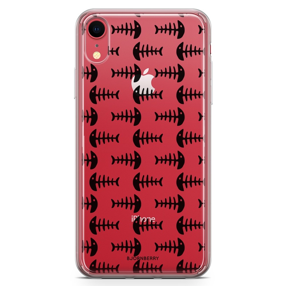iPhone XR Fashion Case - Fish Skeleton