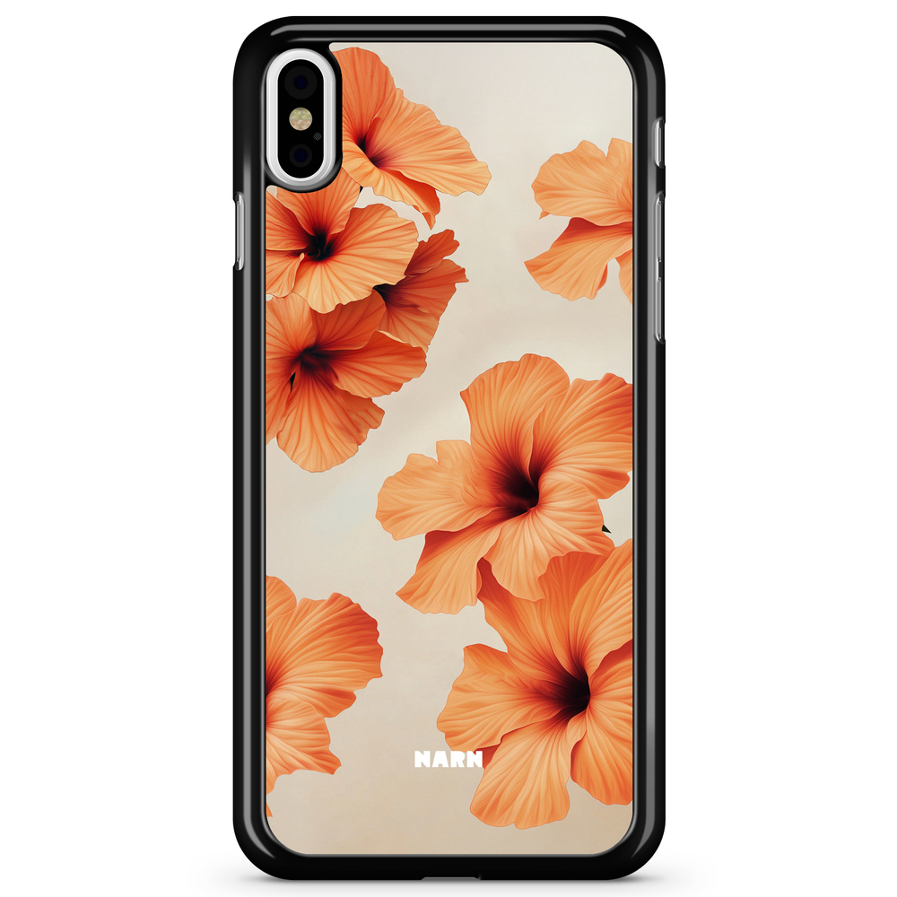 iPhone X / XS Case - Hibiscus Era - Papaya