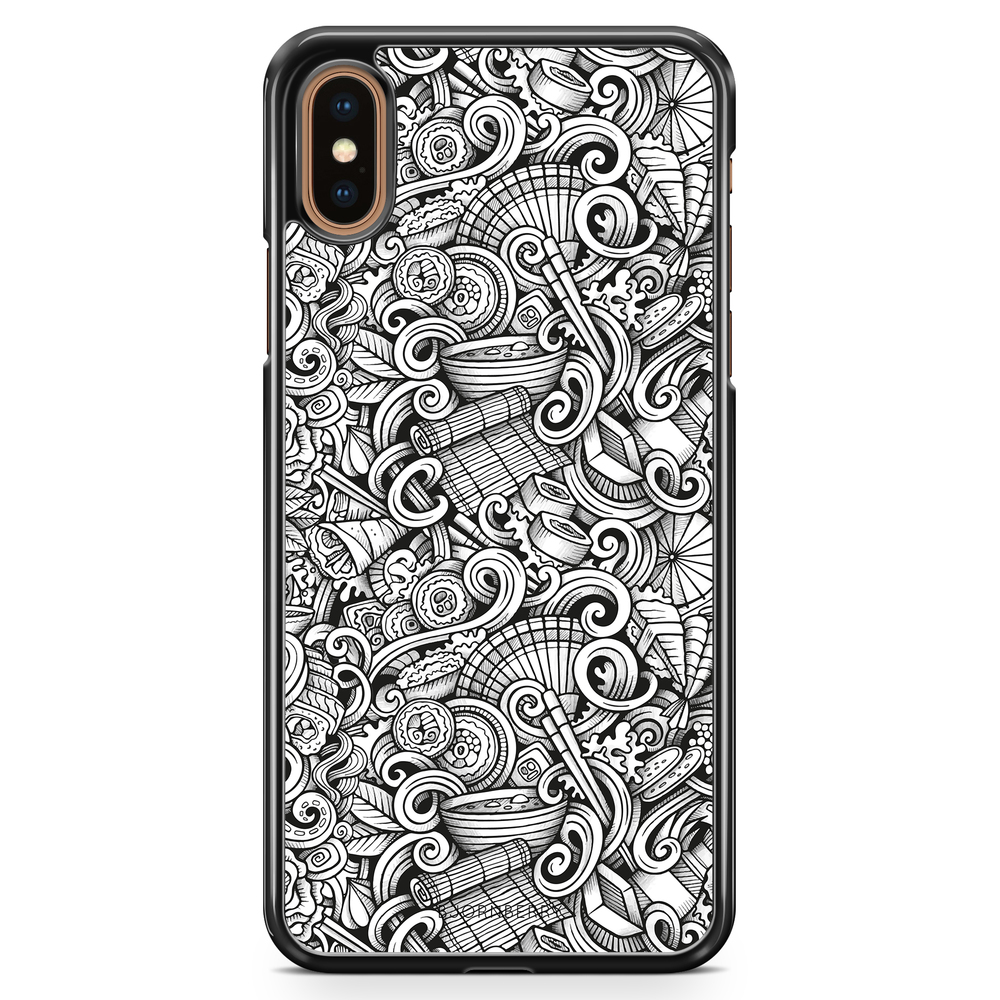 iPhone XS Max Case - Japanese Pattern