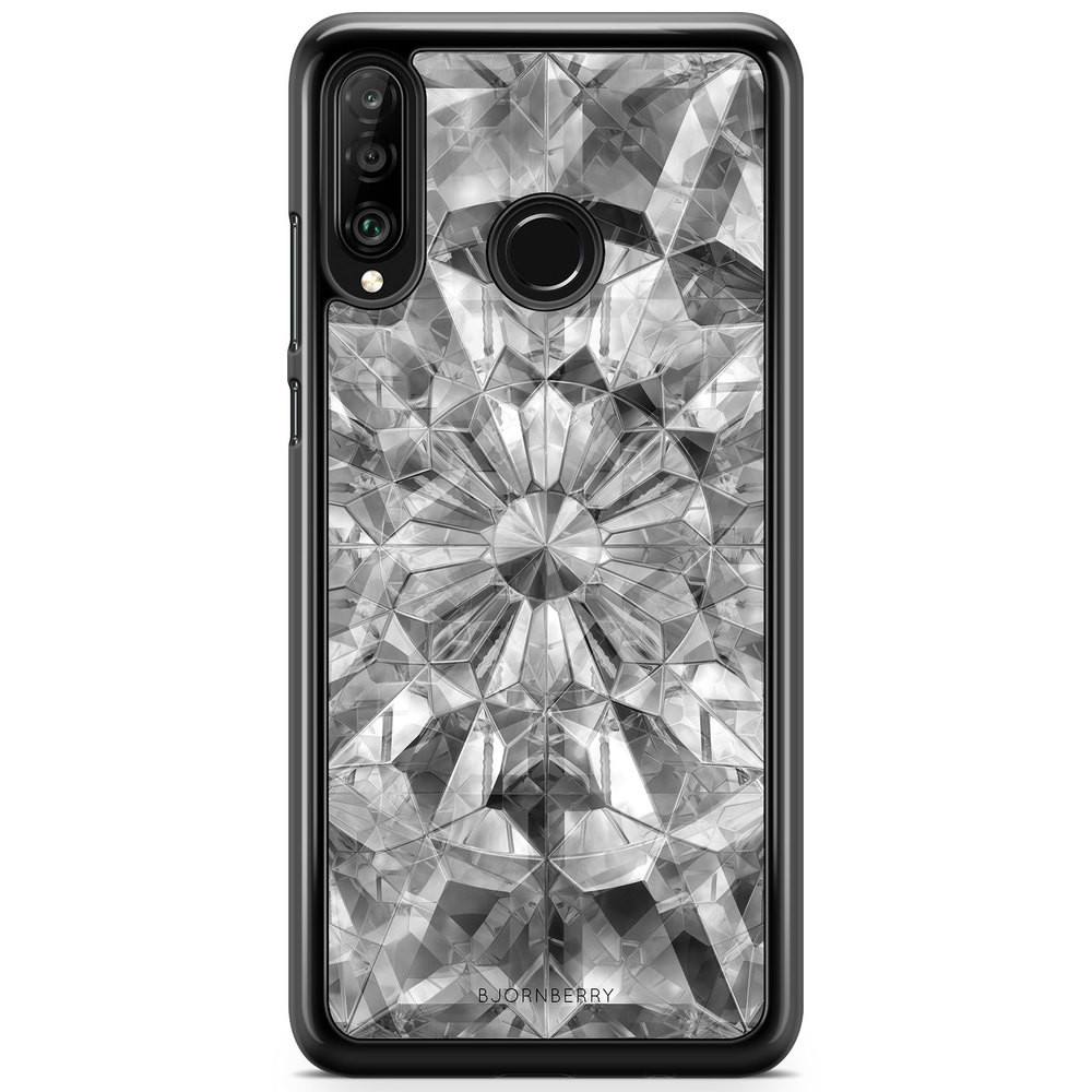 Huawei P30 Lite Case - Grey Crystals