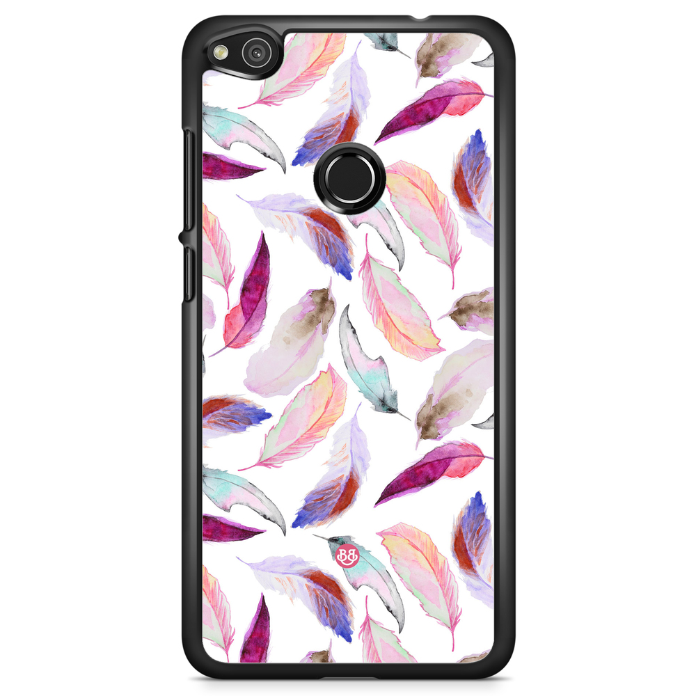 Huawei Honor 8 Lite Case - Watercolor Feathers