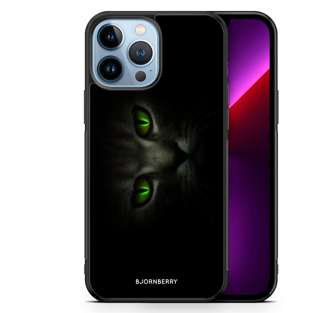 iPhone 13 Pro Max Case - Green Cat Eyes
