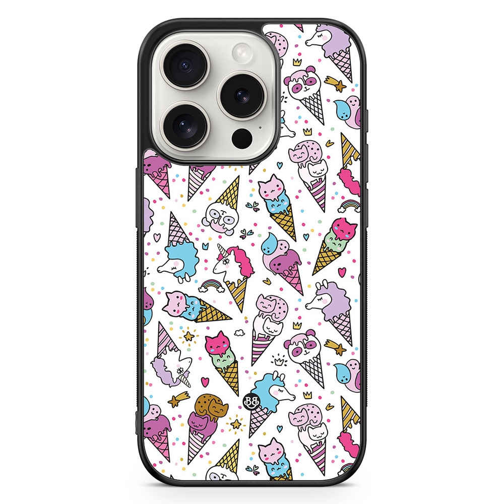 iPhone 15 Pro Case - Cute Ice Cream