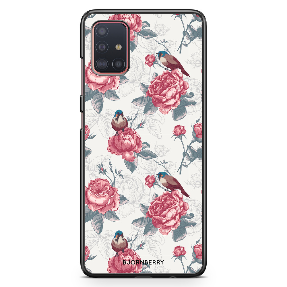 Samsung Galaxy A51 Case - Roses and Birds