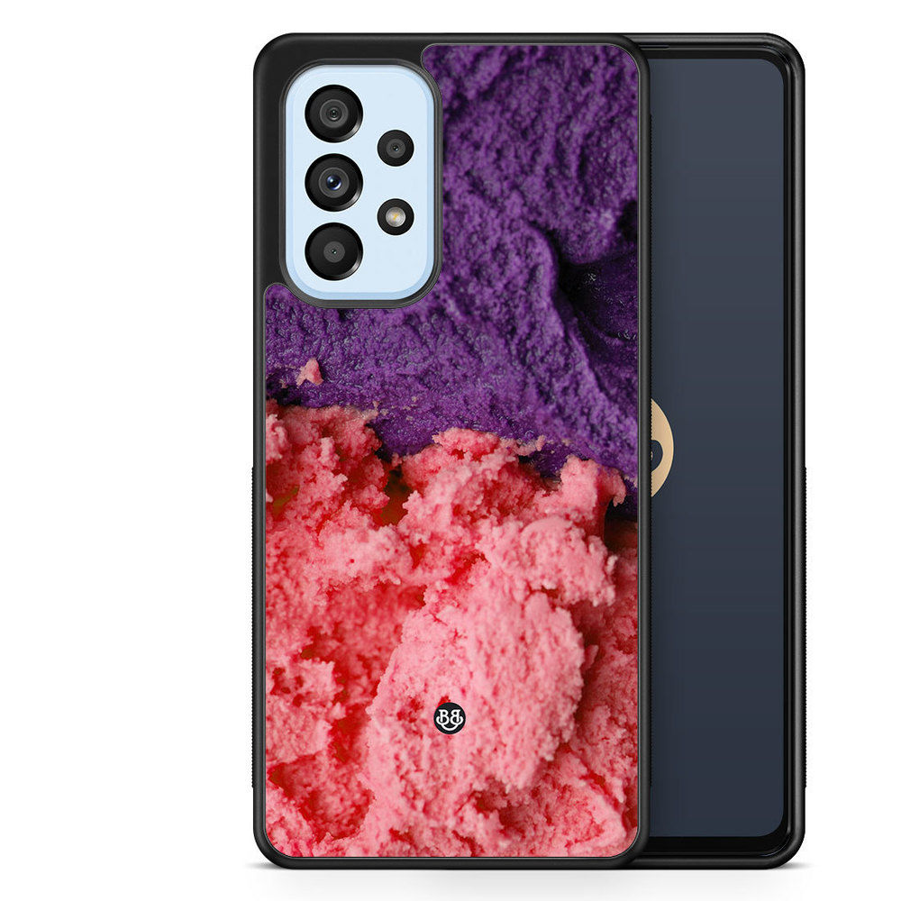 Samsung Galaxy A53 5G Skal - Glass rosa/lila