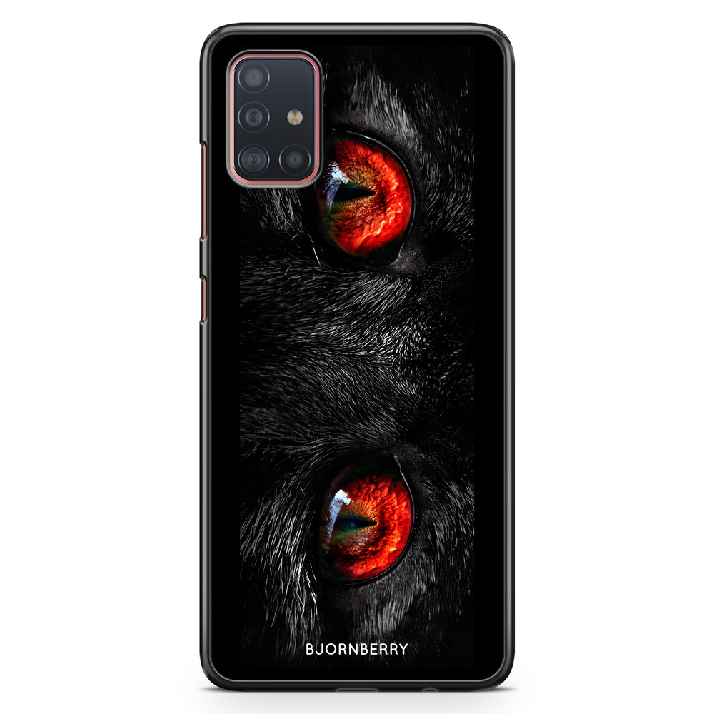 Samsung Galaxy A51 Case - Red Cat Eyes