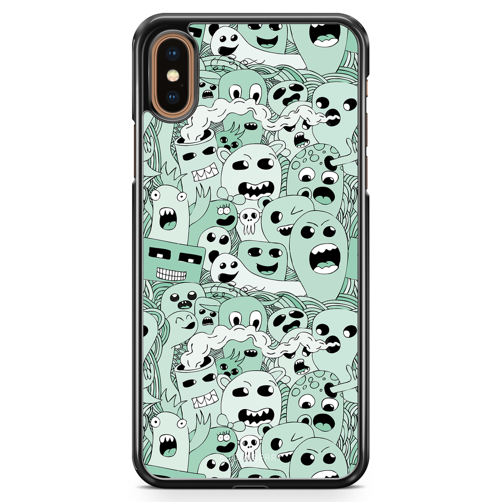 iPhone XS Max Case - Ghost Pattern