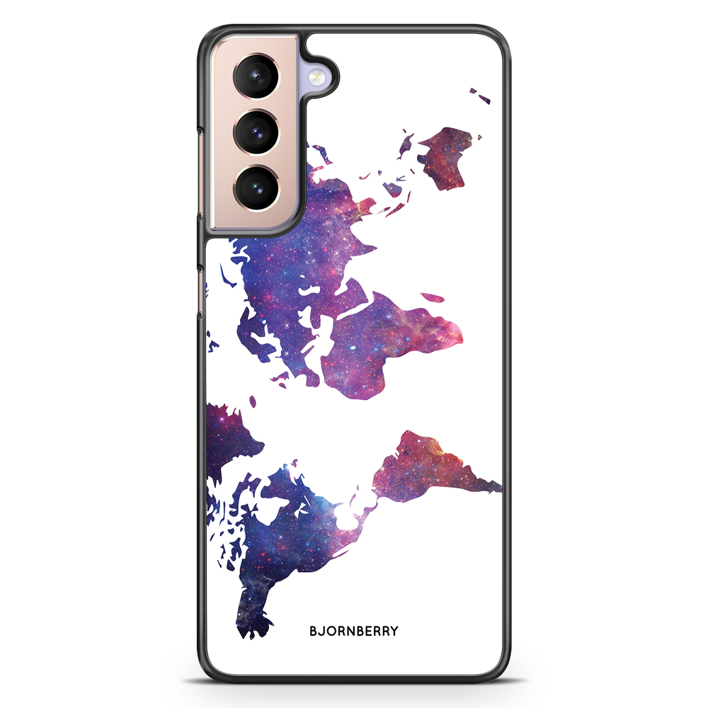 Samsung Galaxy S21 Case - World Map Space