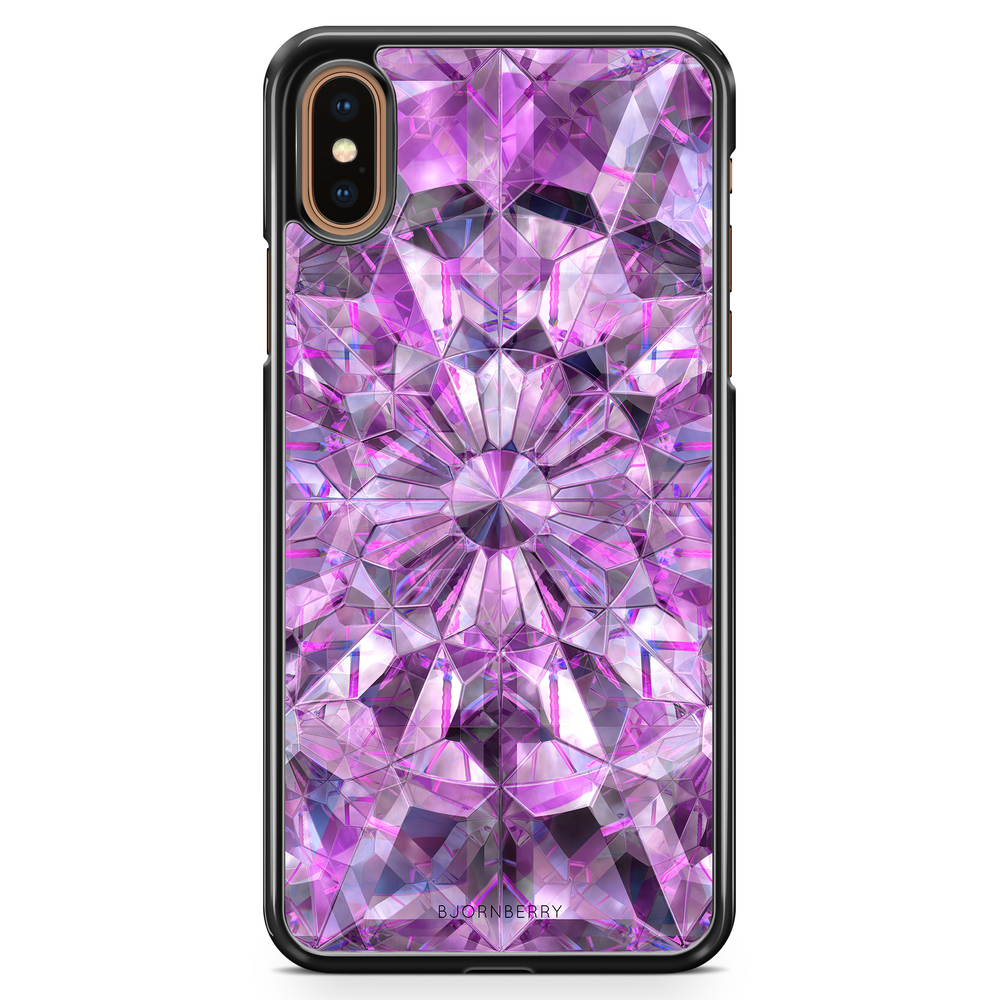 iPhone XS Max Case - Purple Crystals