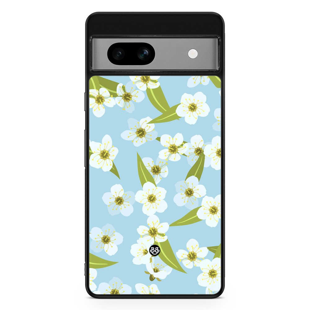 Google Pixel 7a Case - SUMMER GARDEN - Blossom Sky