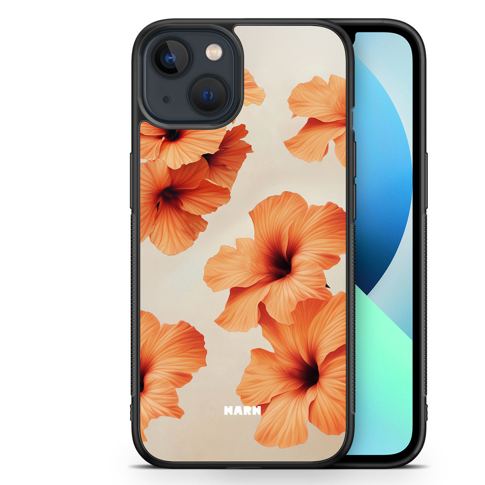 iPhone 13 Mini Case - Hibiscus Era - Papaya