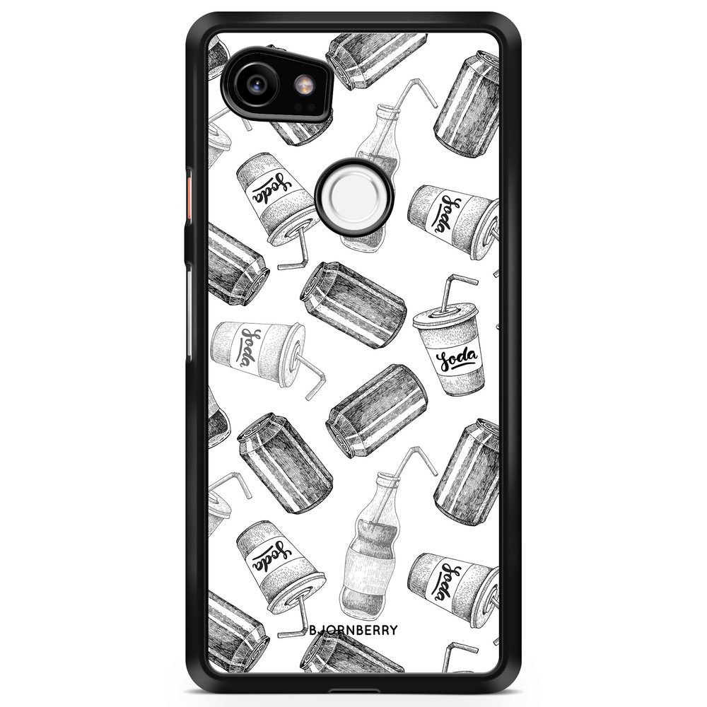 Google Pixel 2 XL Case - Soda Black & White