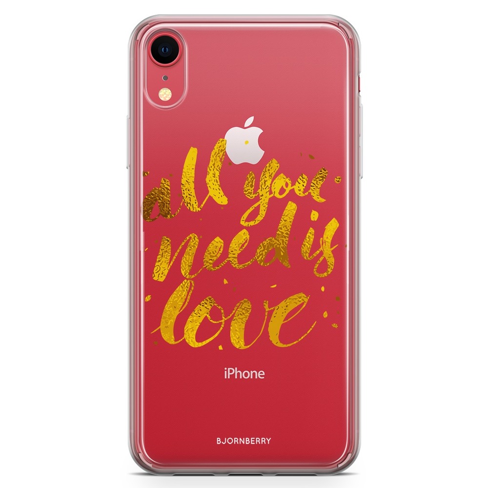 iPhone XR Fashion Skal - All you need is love