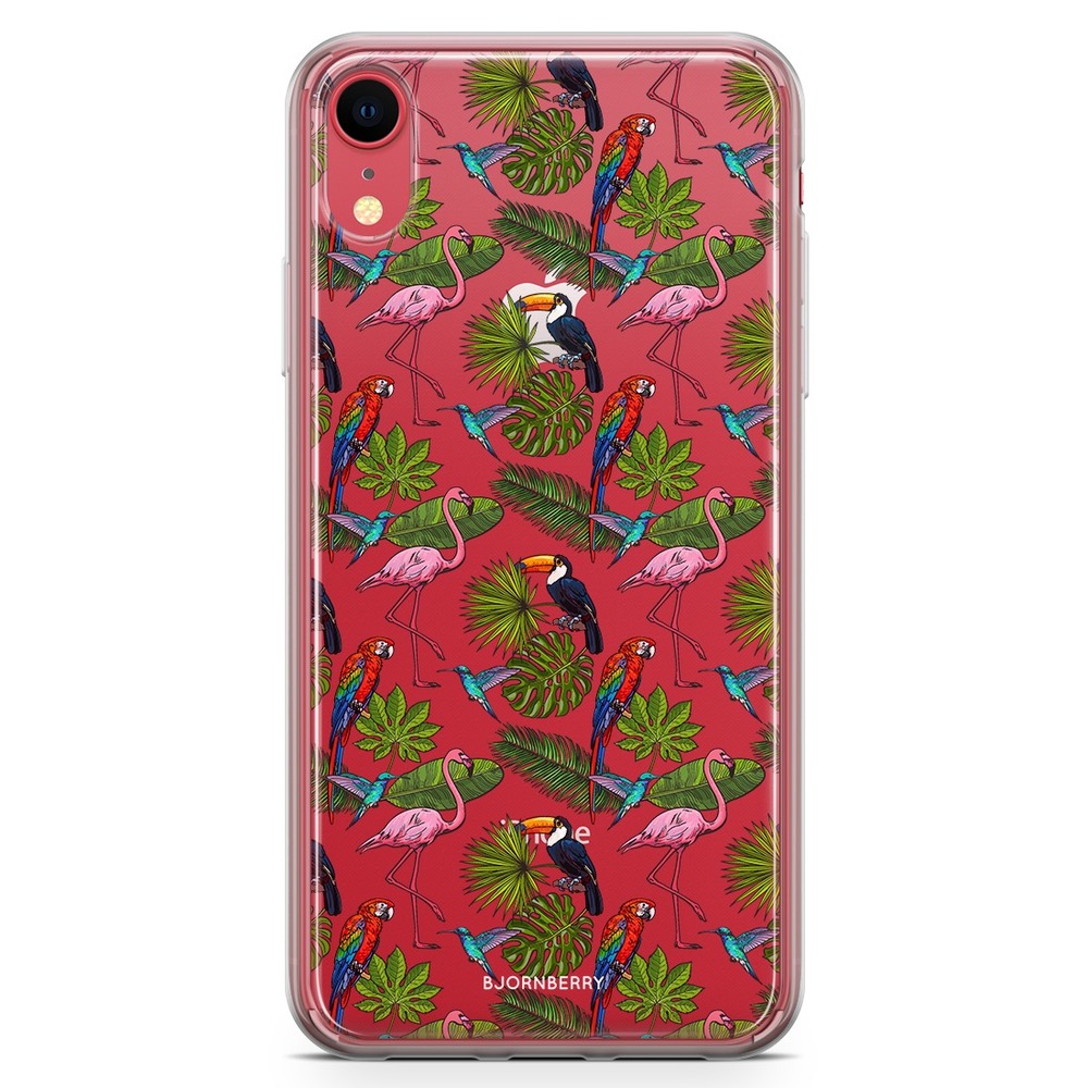 iPhone XR Fashion Case - Tropical Pattern