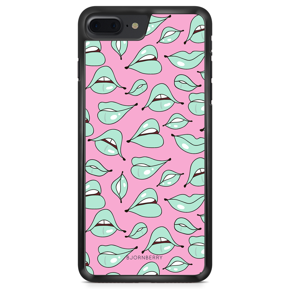 iPhone 8 Plus Case - Green Lips