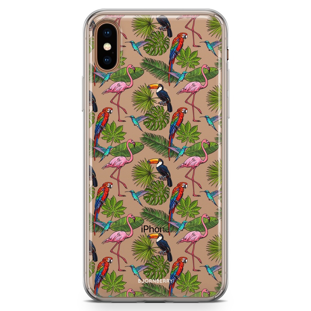 iPhone Xs Max Fashion Case - Tropical Pattern