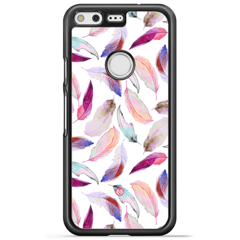 Google Pixel Case - Watercolor Feathers