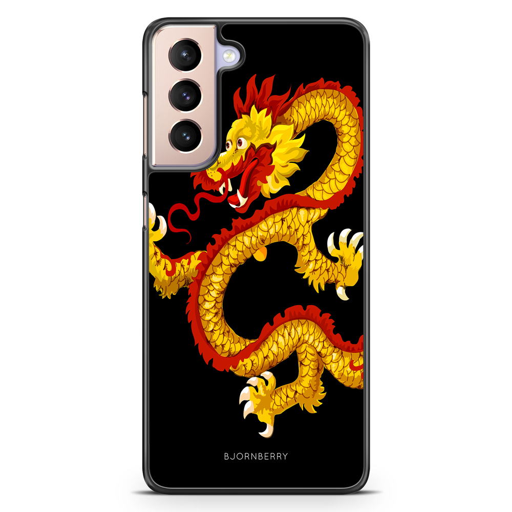 Samsung Galaxy S21 Case - Yellow Dragon