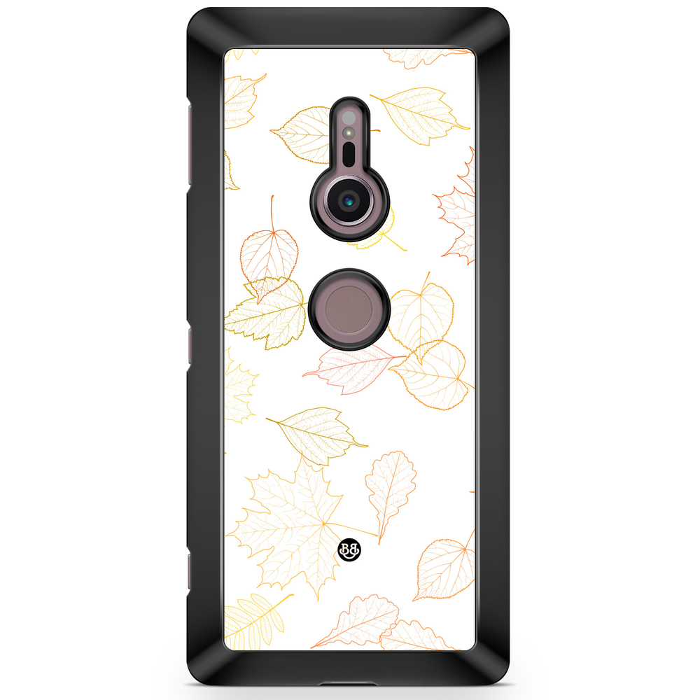 Sony Xperia XZ2 Case  - White and Leaves