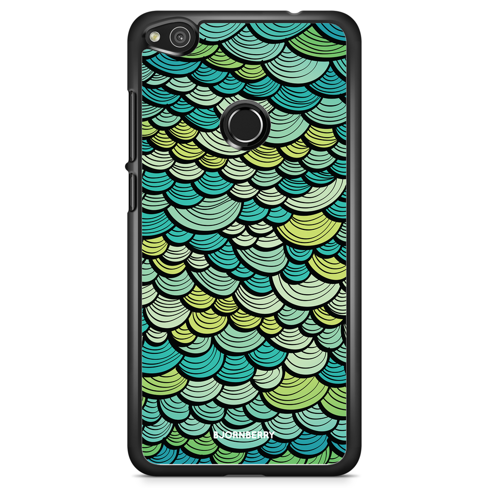 Huawei Honor 8 Lite Case - Green Mermaid Scales