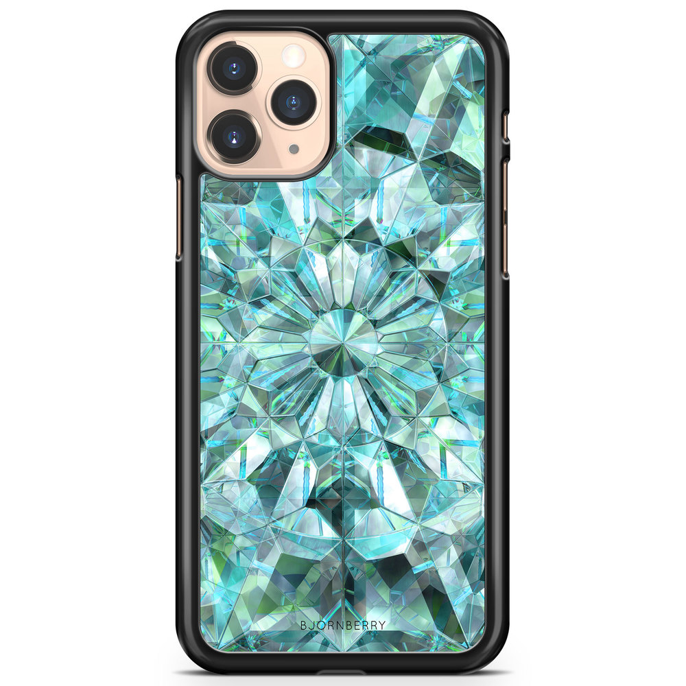 iPhone 11 Pro Max Case - Green Crystals