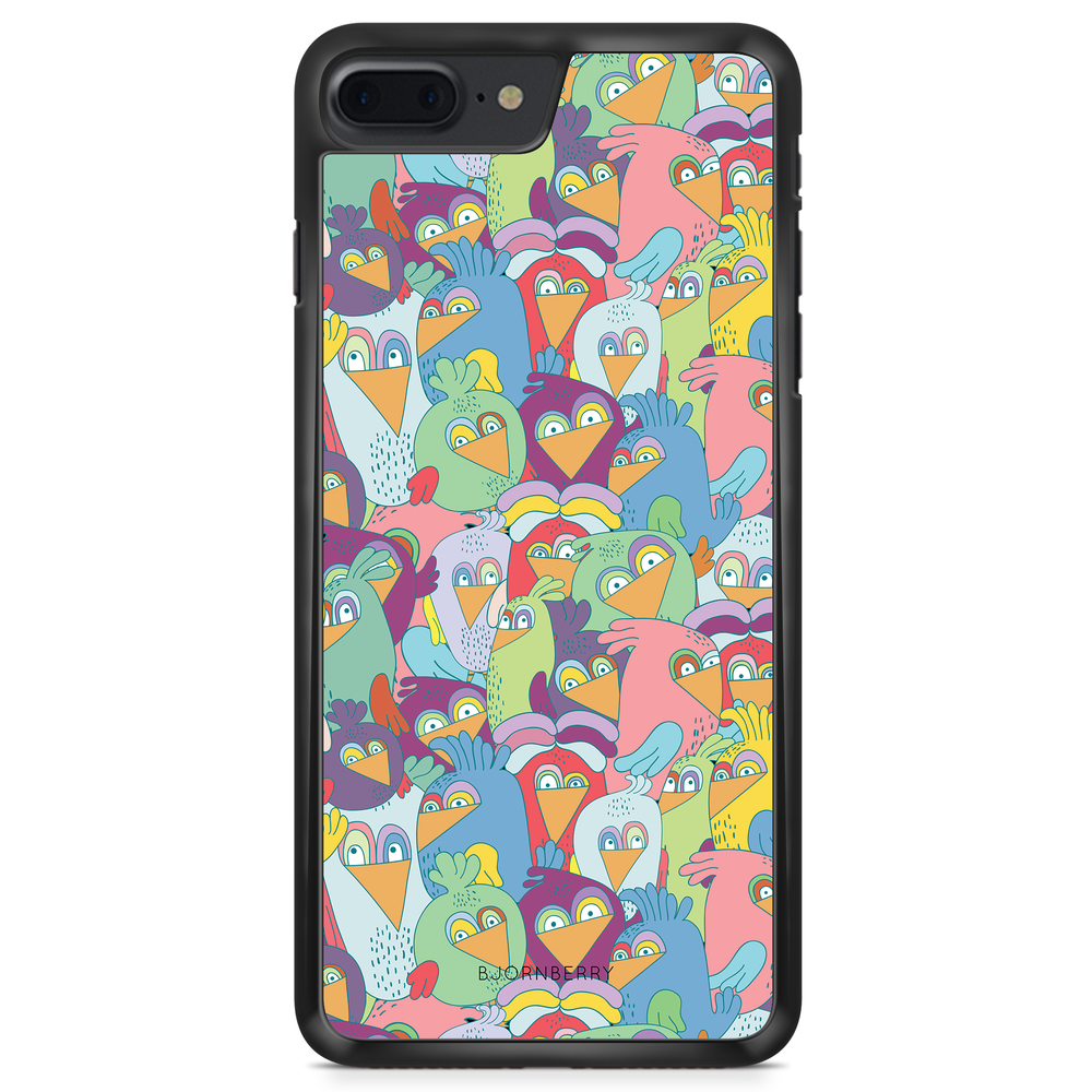 iPhone 8 Plus Case - Cartoon Birds