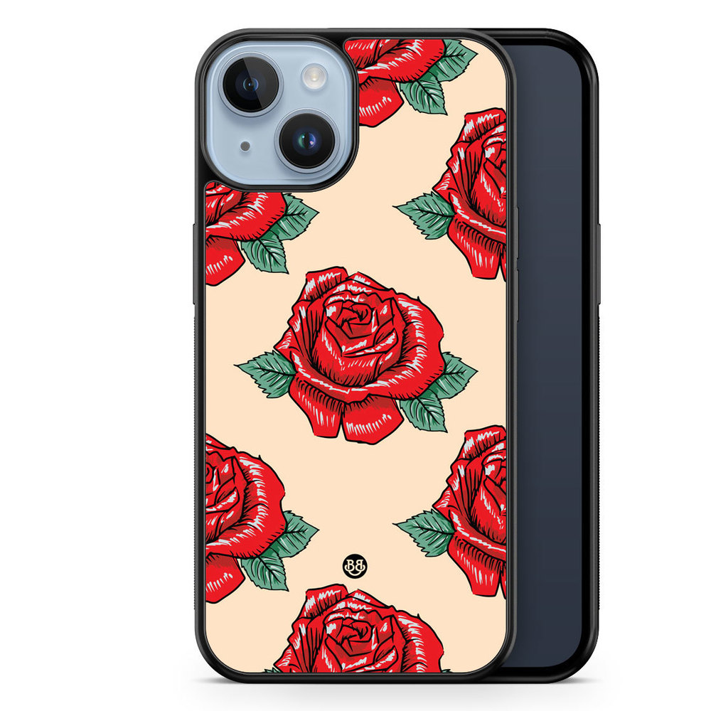iPhone 14 Plus Case - Rose Pattern