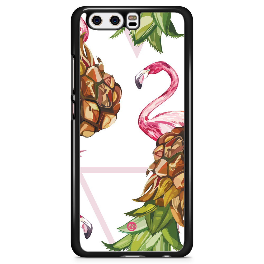 Huawei P10 Case - Pineapple & Flamingo