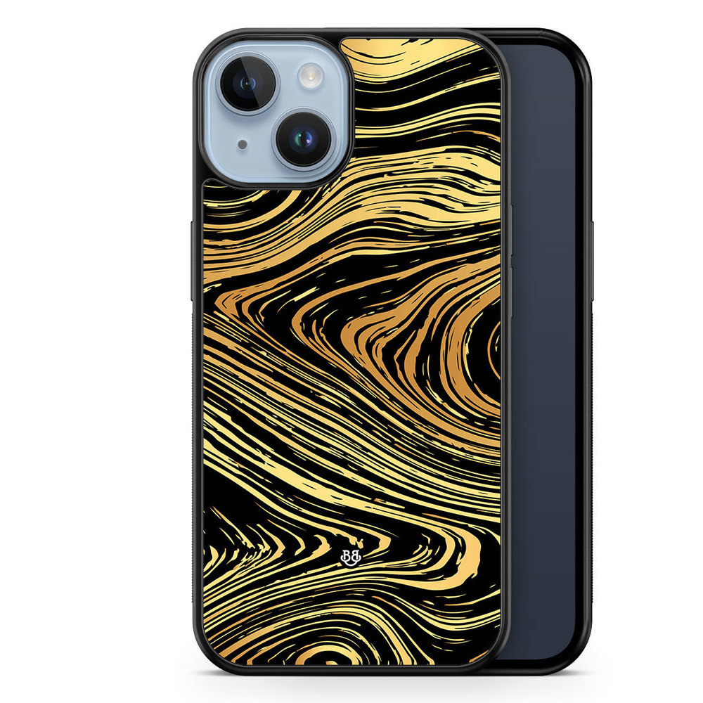 iPhone 14 Plus Case - Gold Marble