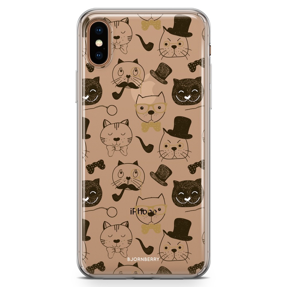 iPhone Xs Max Fashion Skal - Tecknade Katter