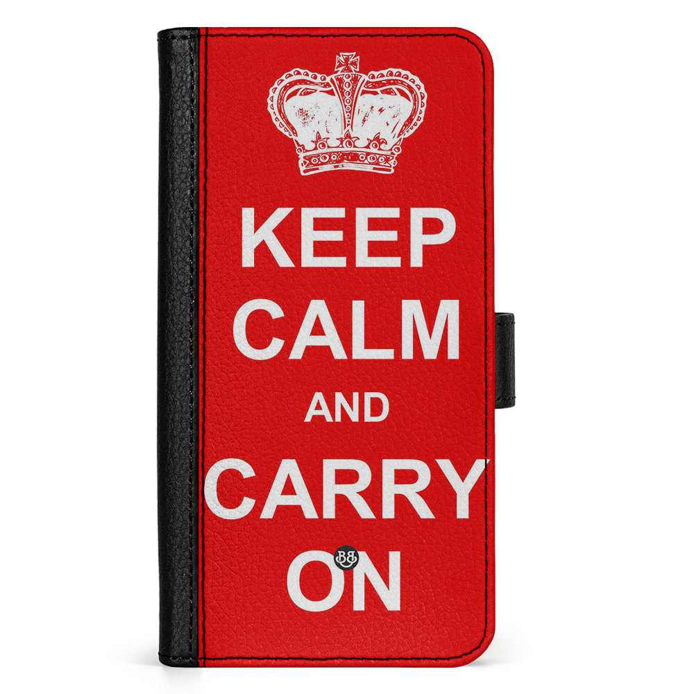 Xiaomi 13 Pro Wallet Case - Keep calm carry on