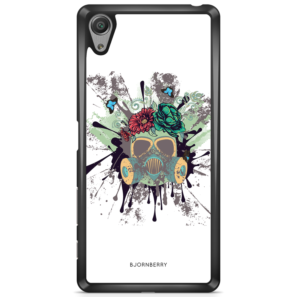 Sony Xperia XA Case - Gas Mask Flowers