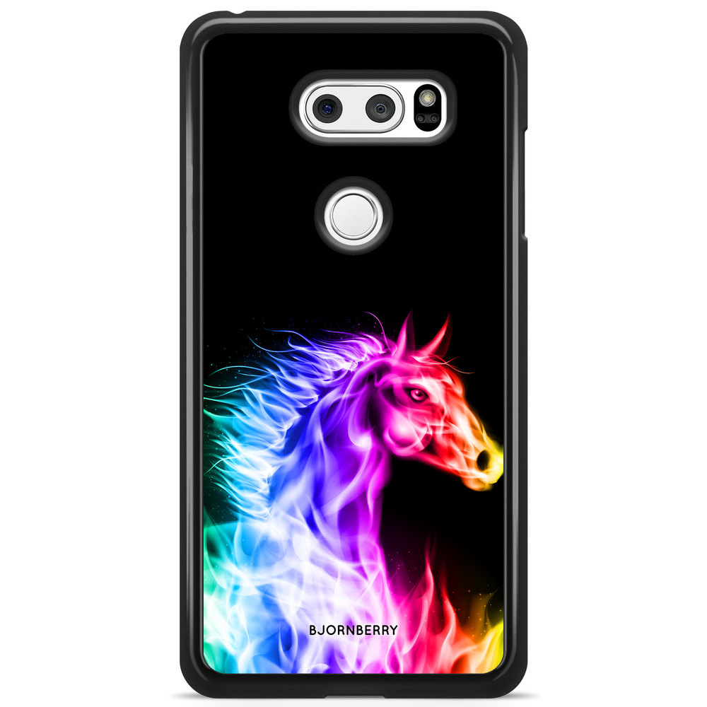 LG V30 Case - Flames Horse