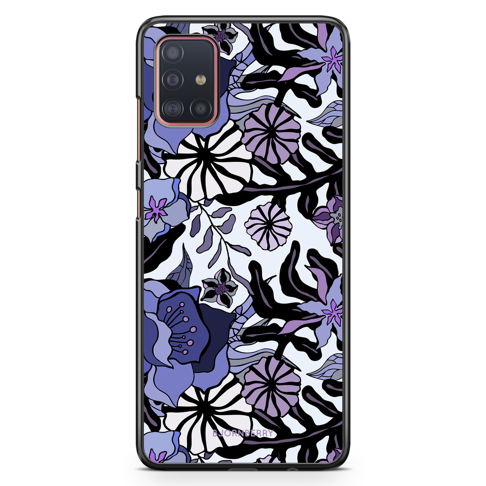 Samsung Galaxy A51 Case - Purple Flowers
