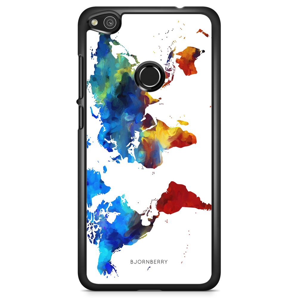 Huawei Honor 8 Lite Case - World Map