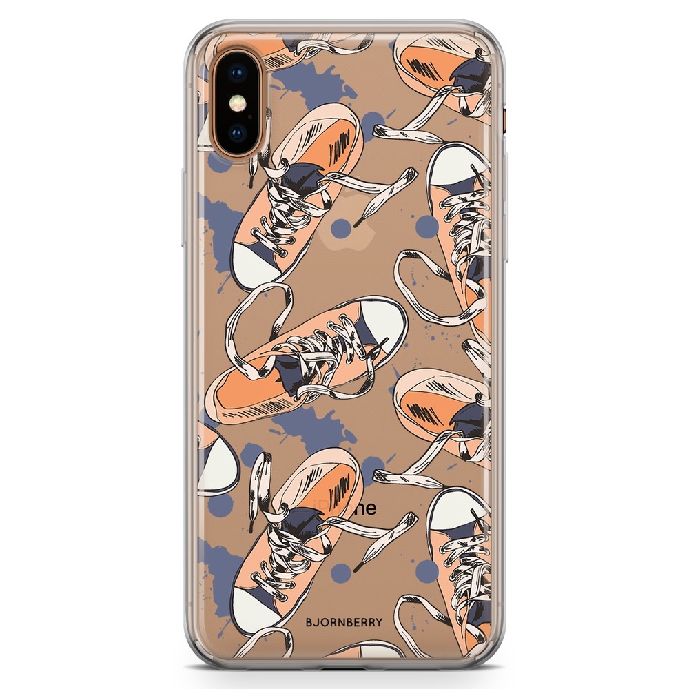 iPhone Xs Max Fashion Case - Shoe Pattern