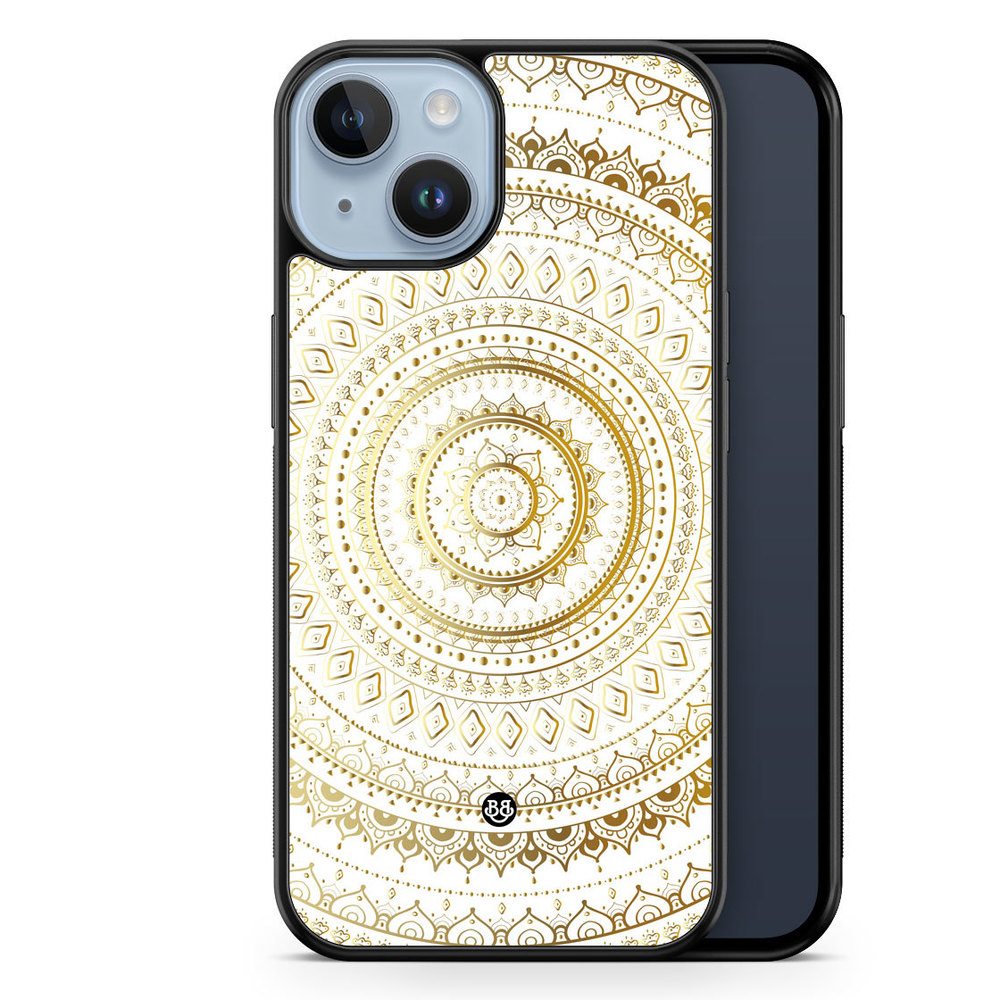 iPhone 14 Plus Case - Gold Mandala